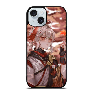 KAEDEHARA KAZUHA GENSHIN IMPACT GAME iPhone 15 Case Cover KAEDEHARA KAZUHA GENSHIN IMPACT GAME iPhone 15 Case Cover