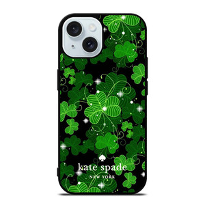 KATE SPADE GREEN LEAFS iPhone 15 Case Cover