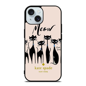KATE SPADE MEOW CAT iPhone 15 Case Cover