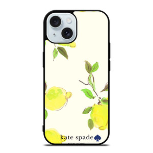 KATE SPADE NEW YORK LEMON iPhone 15 Case Cover KATE SPADE NEW YORK LEMON iPhone 15 Case Cover