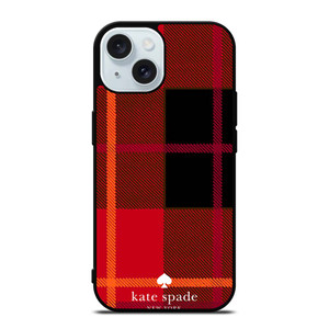 KATE SPADE NEW YORK RED iPhone 15 Case Cover
