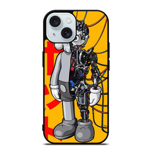 KAWS ROBOT ENGINE iPhone 15 Case Cover KAWS ROBOT ENGINE iPhone 15 Case Cover