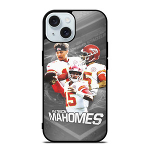 KC CHIEFS PATRICK MAHOMES FOOTBALL iPhone 15 Case Cover
