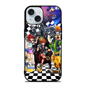 KINGDOM HEARTS CARTOON iPhone 15 Case Cover KINGDOM HEARTS CARTOON iPhone 15 Case Cover