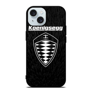 KOENIGSEGG LOGO BLACK PATTERN iPhone 15 Case Cover KOENIGSEGG LOGO BLACK PATTERN iPhone 15 Case Cover