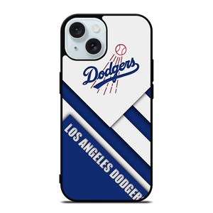 LA DODGERS WHITE BLUE STRIPS iPhone 15 Case Cover