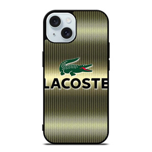 LACOSTE GOLD EMBLEM iPhone 15 Case Cover