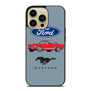 1965 FORD MUSTANG ILLUSTRATION iPhone 14 Pro Max Case Cover
