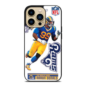 AARON DONALD LOS ANGELES RAMS NFL iPhone 14 Pro Max Case Cover