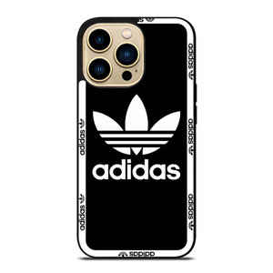 ADIDAS TREFOIL ROUND BLACK iPhone 14 Pro Max Case Cover