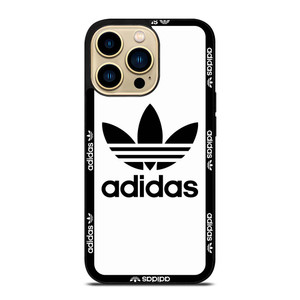 ADIDAS TREFOIL ROUND WHITE iPhone 14 Pro Max Case Cover