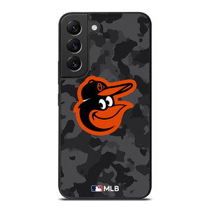 BALTIMORE ORIOLES BASEBALL BLACK CAMO Samsung Galaxy S22 Plus Case Cover