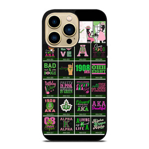 AKA PINK COLLAGE iPhone 14 Pro Max Case Cover