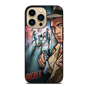 ARCHER CARTOON MOVIE POSTER iPhone 14 Pro Max Case Cover