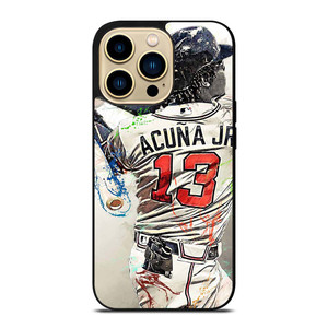 ATLANTA BRAVES ACUNA JR 13 BASEBALL iPhone 14 Pro Max Case Cover