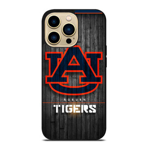 AUBURN TIGERS WOODEN LOGO iPhone 14 Pro Max Case Cover