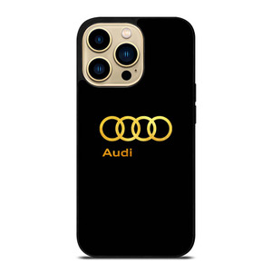 AUDI CAR GOLD LOGO iPhone 14 Pro Max Case Cover