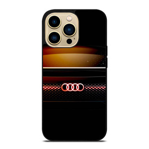 AUDI METAL GLOW LOGO iPhone 14 Pro Max Case Cover