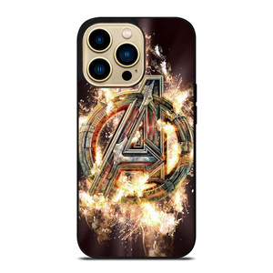 AVENGERS FIRE LOGO iPhone 14 Pro Max Case Cover