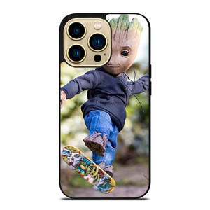 BABY GROOT SKATEBOARD iPhone 14 Pro Max Case Cover BABY GROOT SKATEBOARD iPhone 14 Pro Max Case Cover