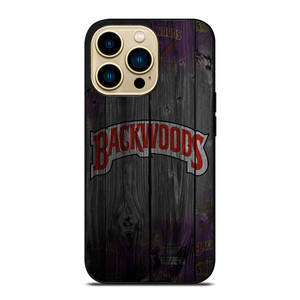 BACKWOODS CIGARETTES WOODEN LOGO iPhone 14 Pro Max Case Cover