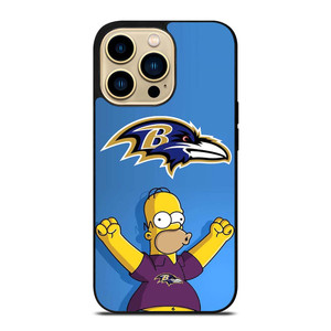BALTIMORE RAVENS THE SIMPSON iPhone 14 Pro Max Case Cover