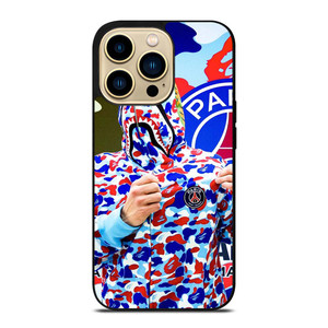 BAPE CAMO PARIS SAINT GERMAIN iPhone 14 Pro Max Case Cover BAPE CAMO PARIS SAINT GERMAIN iPhone 14 Pro Max Case Cover