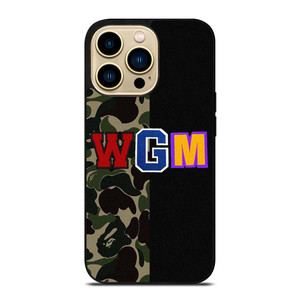 BAPE WGM CAMO iPhone 14 Pro Max Case Cover BAPE WGM CAMO iPhone 14 Pro Max Case Cover