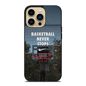 BASKETBALL NEVER STOPS RING iPhone 14 Pro Max Case Cover