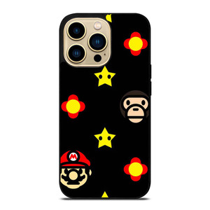 BATHING APE BAPE MARIO BROS iPhone 14 Pro Max Case Cover