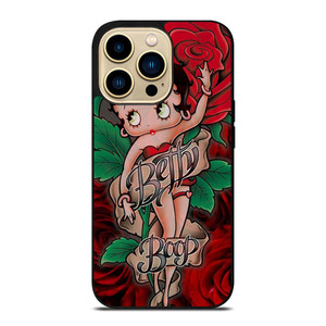BETTY BOOP ROSE iPhone 14 Pro Max Case Cover