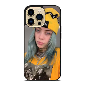 BILLIE EILISH FACE SINGER iPhone 14 Pro Max Case Cover