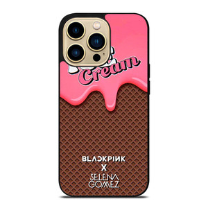 BLACK PINK SELENA GOMEZ ICE CREAM iPhone 14 Pro Max Case Cover