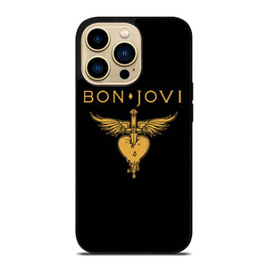 BON JOVI BAND LOGO GOLD iPhone 14 Pro Max Case Cover BON JOVI BAND LOGO GOLD iPhone 14 Pro Max Case Cover
