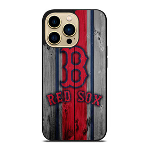 BOSTON RED SOX WOODEN LOGO iPhone 14 Pro Max Case Cover