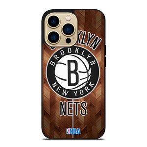 BROOKLYN NETS WOODEN LOGO iPhone 14 Pro Max Case Cover