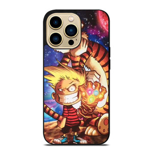 CALVIN AND HOBBES INFINITY GAUNTLET iPhone 14 Pro Max Case Cover