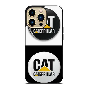 CAT CATERPILLAR WHITE BLACK iPhone 14 Pro Max Case Cover CAT CATERPILLAR WHITE BLACK iPhone 14 Pro Max Case Cover