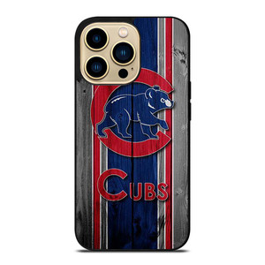 CHICAGO CUBS WOODEN LOGO iPhone 14 Pro Max Case Cover