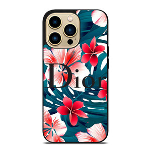 CHRISTIAN DIOR HIBISCUS FLOWER iPhone 14 Pro Max Case Cover