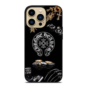 CHROME HEARTS METAL LOGO iPhone 14 Pro Max Case Cover CHROME HEARTS METAL LOGO iPhone 14 Pro Max Case Cover