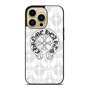 CHROME HEARTS WHITE iPhone 14 Pro Max Case Cover