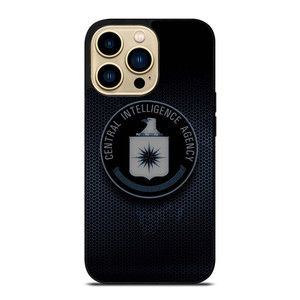 CIA CENTRAL INTELLIGENCE AGENCY METAL LOGO iPhone 14 Pro Max Case Cover