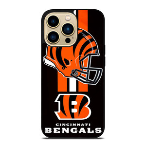 CINCINNATI BENGALS NFL HELMET iPhone 14 Pro Max Case Cover