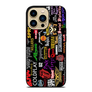 CLASSIC ROCK BAND COLLAGE iPhone 14 Pro Max Case Cover
