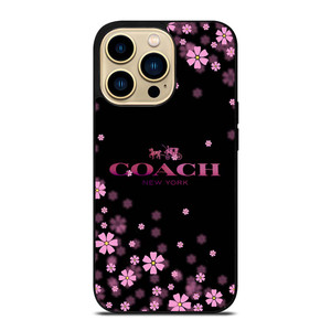 COACH FLOWERS PURPLE iPhone 14 Pro Max Case Cover COACH FLOWERS PURPLE iPhone 14 Pro Max Case Cover