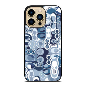 COACH NEW YORK BLUE iPhone 14 Pro Max Case Cover COACH NEW YORK BLUE iPhone 14 Pro Max Case Cover