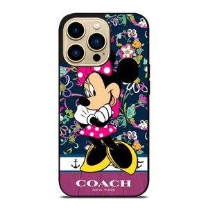 COACH NEW YORK CUTE MICKEY MOUSE iPhone 14 Pro Max Case Cover