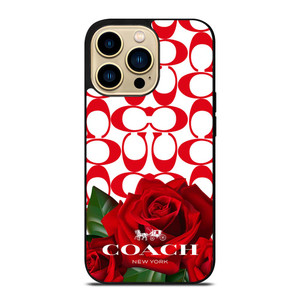 COACH NEW YORK FLOWER 4 iPhone 14 Pro Max Case Cover