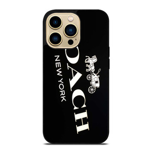 COACH NEW YORK LOGO 3 iPhone 14 Pro Max Case Cover